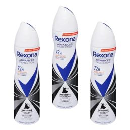  Rexona Advanced Protection Invisible Black&White izzadásgátló aeroszol (3x150 ml)