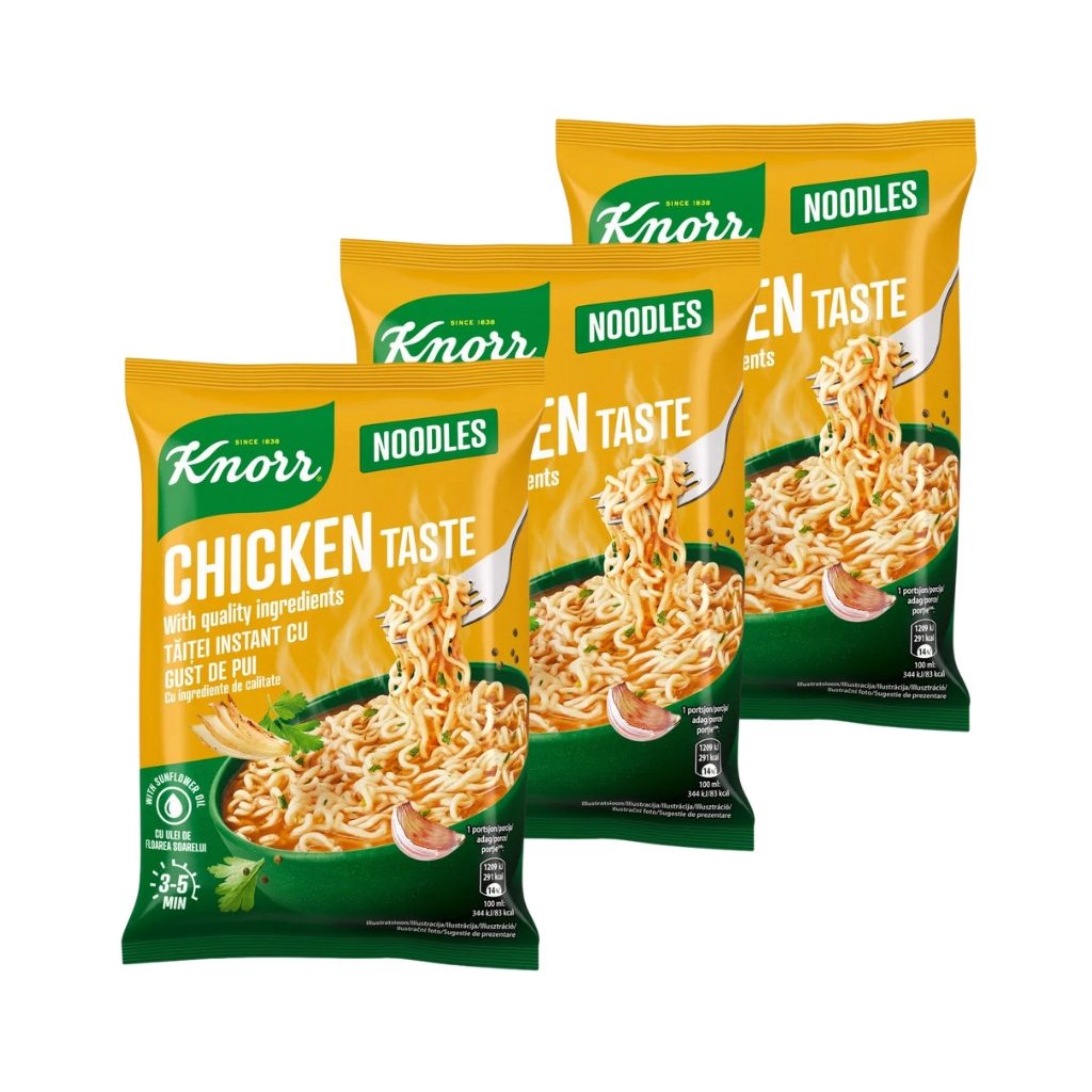 Knorr Snacky Csirkés instant tészta (3x61 g)