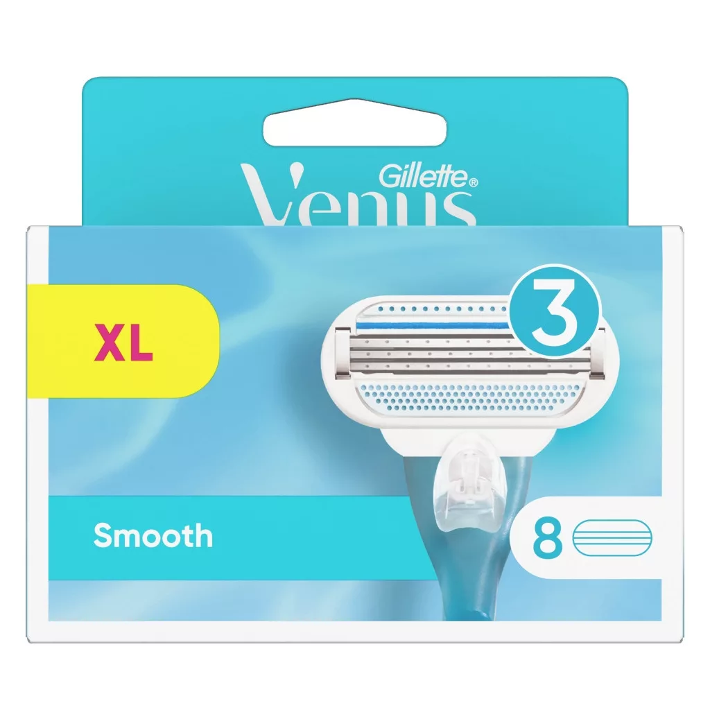 Gillette Venus Smooth csomag: női borotva + 10 db borotvabetét