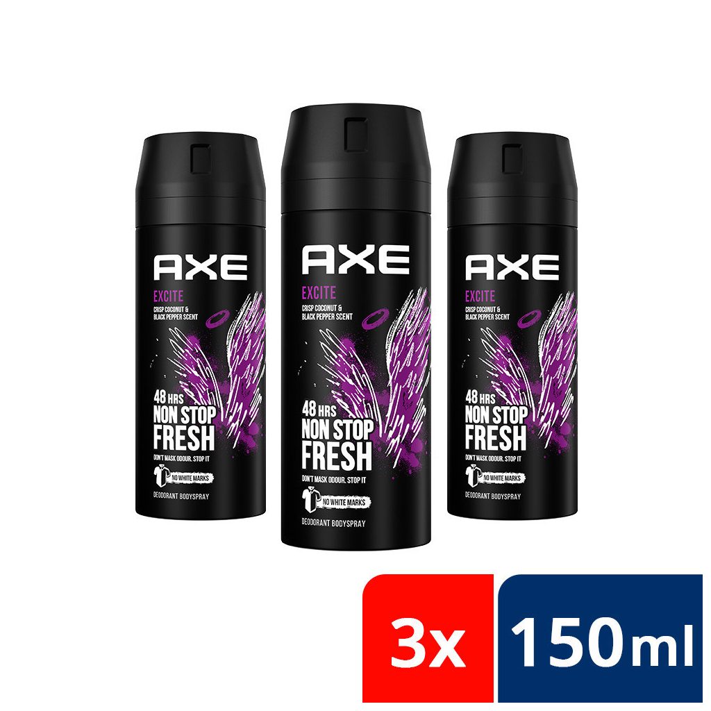AXE deo Excite (3x150 ml)