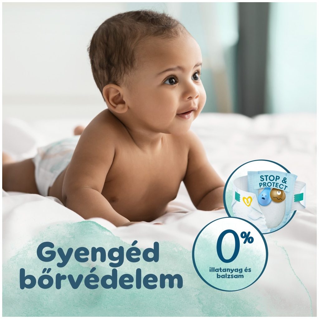 INGYENES SZÁLLÍTÁS - Pampers Harmonie pelenka 3, 6-10 kg, HAVI PELENKACSOMAG 372 db + ajándék Harmonie törlőkendő