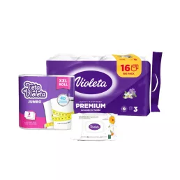 Violeta papíráru csomag