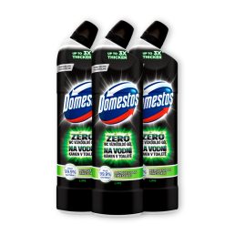 Domestos Zéró WC vízkőoldó, lime (3x750 ml)