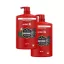 Old Spice Wolfthorn 3 az 1-ben Tusfürdő és Sampon (2x1000 ml)