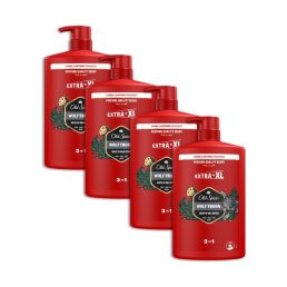   Old Spice Wolfthorn 3 az 1-ben Tusfürdő és Sampon (4x1000 ml)