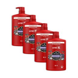   Old Spice Night Panther 3 az 1-ben Tusfürdő és Sampon (4x1000 ml)