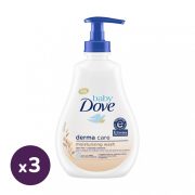 Baby Dove Derma Care fürdető 3x400 ml