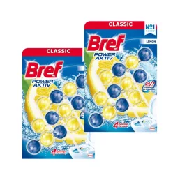Bref Power Aktiv Lemon toalett frissítő (2x3x50 g)
