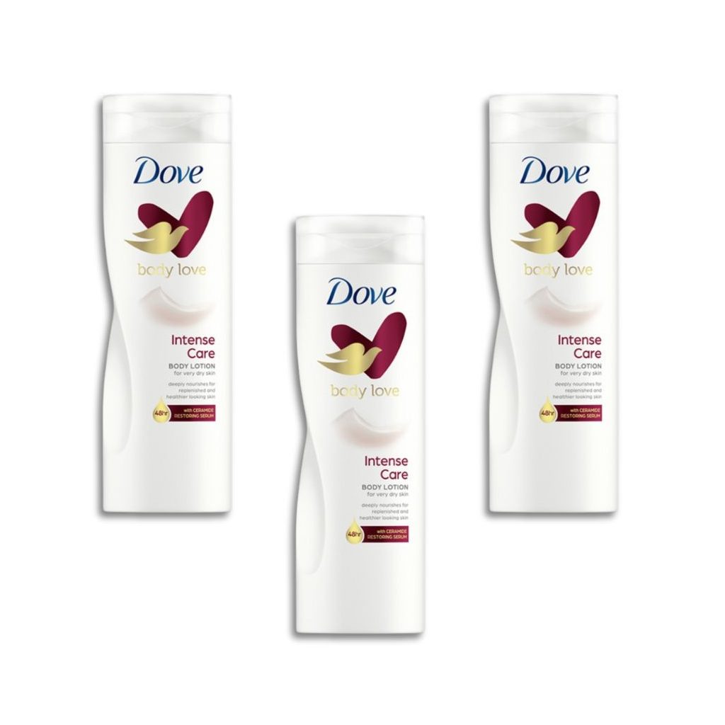 Dove Intense Care testápoló nagyon száraz bőrre 3x400 ml
