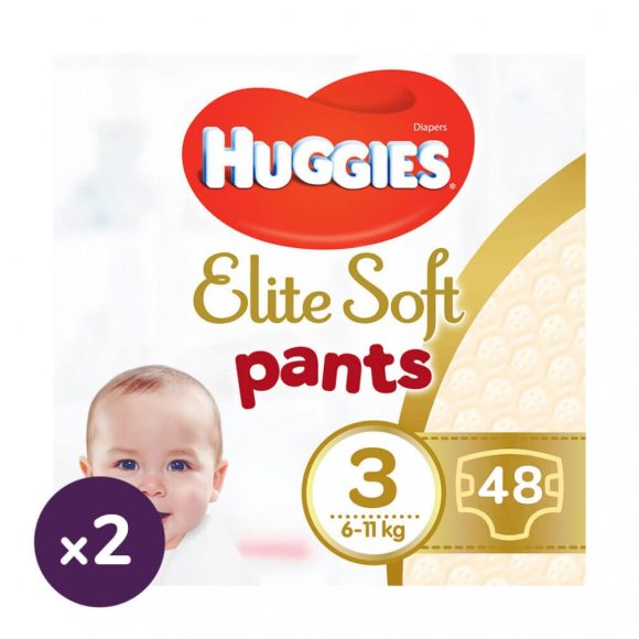 Huggies Elite Soft bugyipelenka 3, 7-11 kg, 96 db