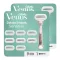 Gillette Venus Delux Smooth Sensitive Női Borotva, 9 db Borotvabetéttel (2 db)