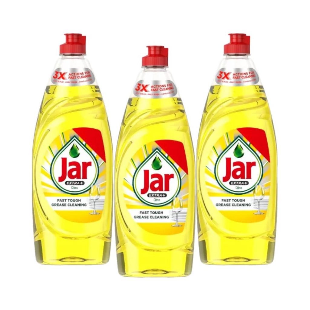 Jar Extra+ mosogatószer citrus illattal (3x650 ml)