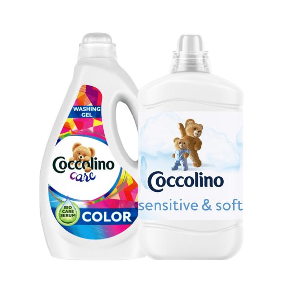 Coccolino havi mosás csomag Sensitive Pure öblítővel
