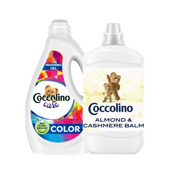 Coccolino Care havi mosás csomag Sensitive Almond öblítővel
