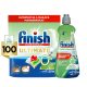 INGYENES SZÁLLÍTÁS - Finish Ultimate Green csomag 100 kapszulával és öblítővel