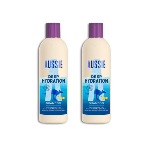 Aussie Deep Hydration Vegán sampon (2x300 ml)