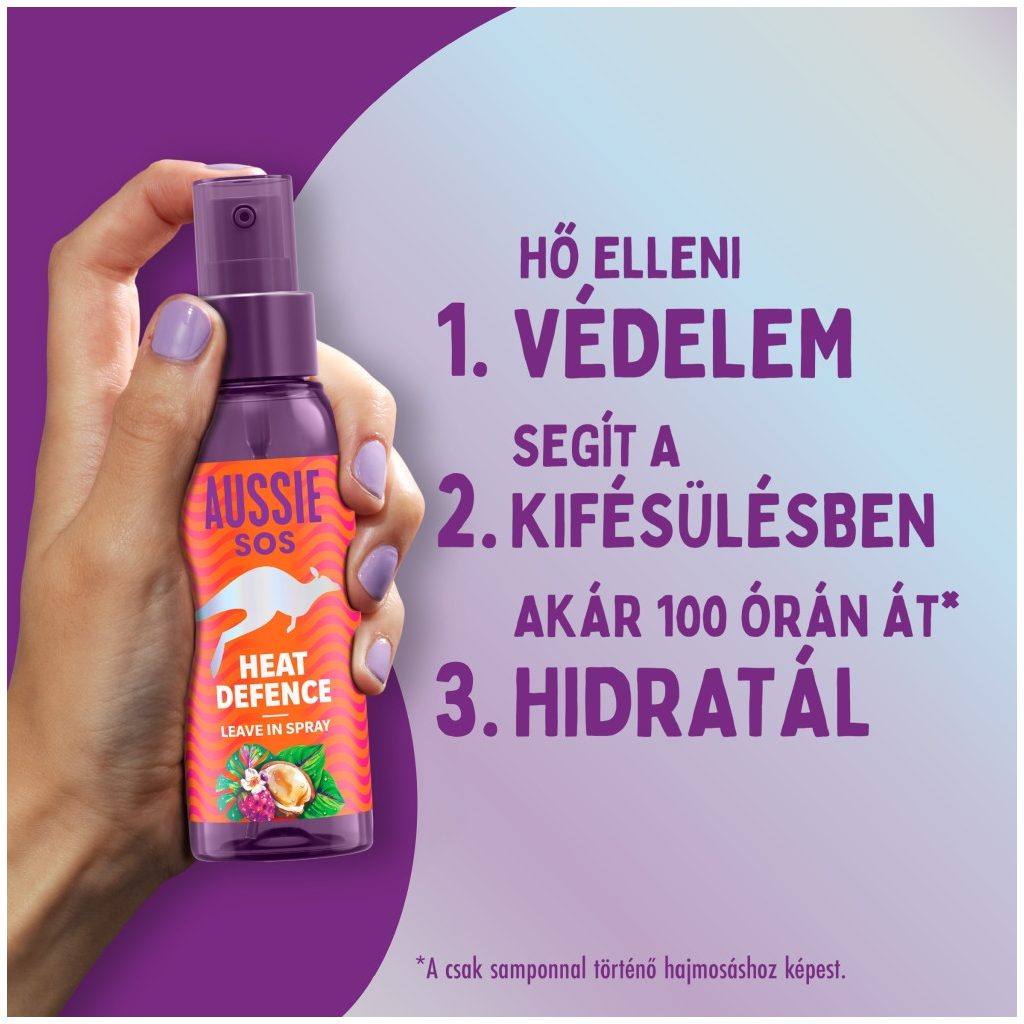 Aussie SOS Heat Protector hajápoló szérum (2x100 ml)
