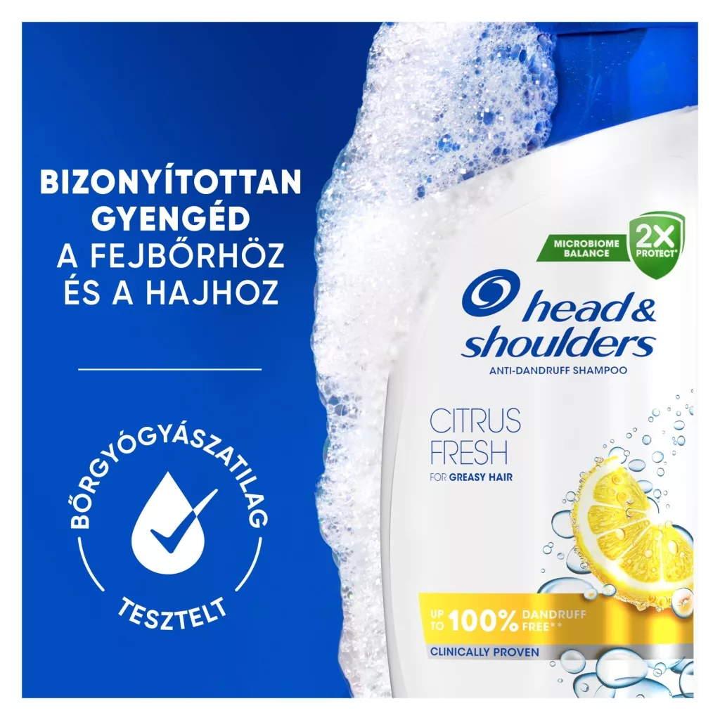 Head & Shoulders Citrus Fresh korpásodás elleni sampon (2x800 ml)