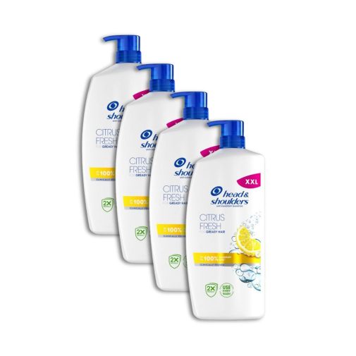 Head & Shoulders Citrus Fresh korpásodás elleni sampon (4x800 ml)