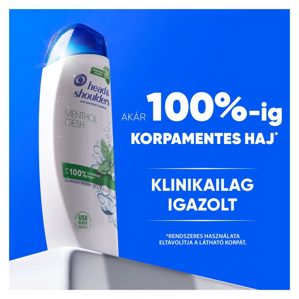 Head & Shoulders Menthol Fresh korpásodás elleni sampon (2x800 ml)