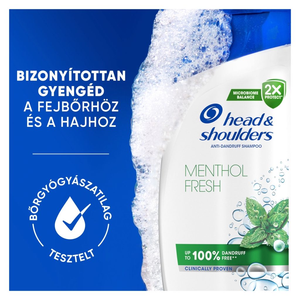 Head & Shoulders Menthol Fresh korpásodás elleni sampon (2x800 ml)