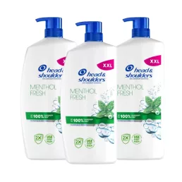   Head & Shoulders Menthol Fresh korpásodás elleni sampon (3x800 ml)