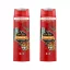 Old Spice Tiger Claw 3 az 1-ben tusfürdő és sampon férfiaknak (2x400 ml)