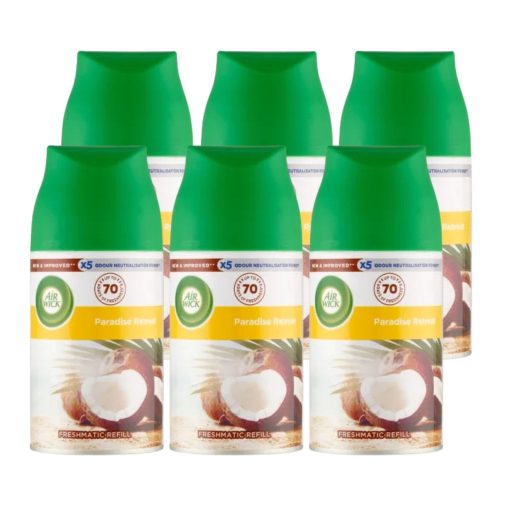 Air Wick Freshmatic Automata légfrissítő spray utántöltő, Nyugalom szigete (6x250 ml)