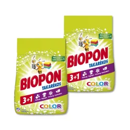 Biopon Color mosópor 2x1,02 kg (34 mosás)
