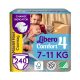 Libero Comfort 4 pelenka, 7-11 kg, MÁSFÉL HAVI PELENKACSOMAG 240 db + ajándék toalettpapír