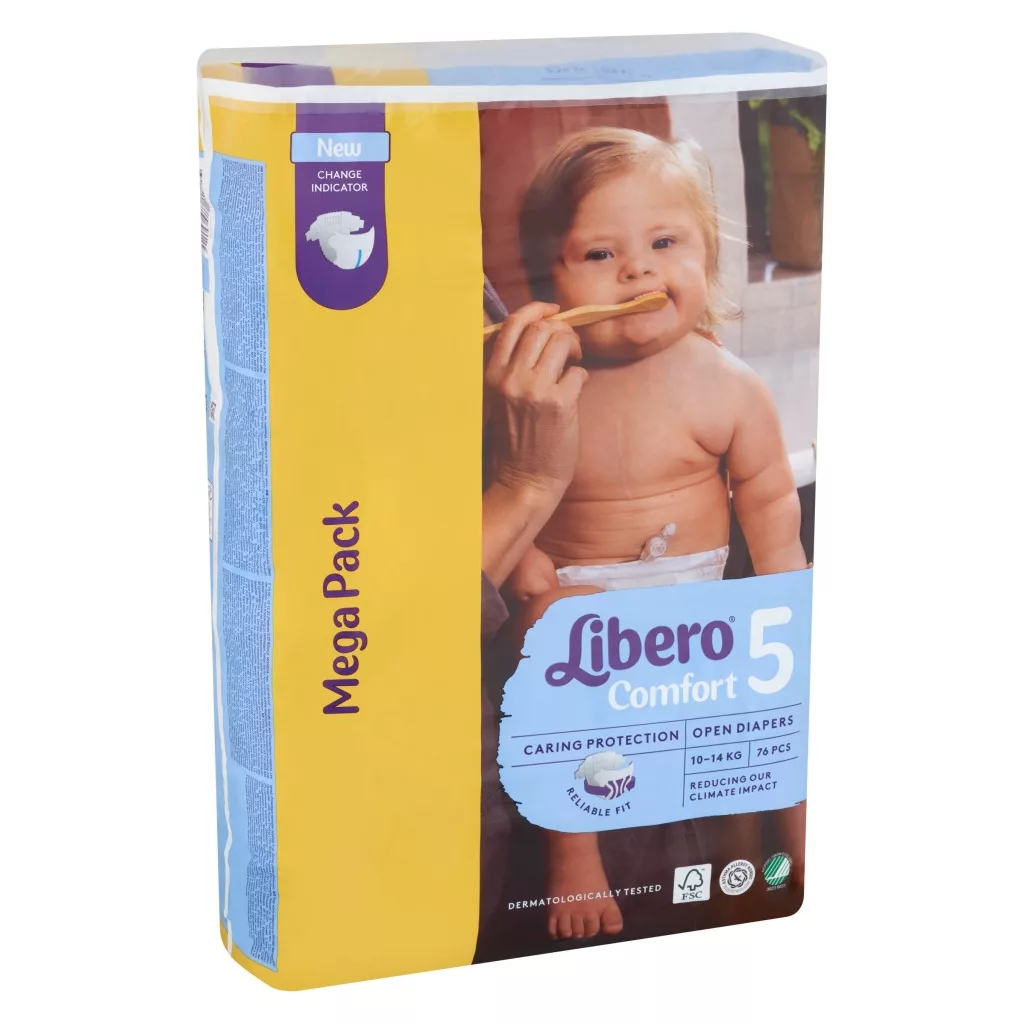 Libero Comfort 5 pelenka, 10-14 kg, MÁSFÉL HAVI PELENKACSOMAG 228 db