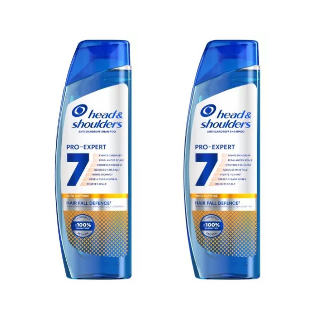 Head & Shoulders Pro-Expert 7 korpásodás és hajhullás elleni sampon koffeinnel (2x250 ml)
