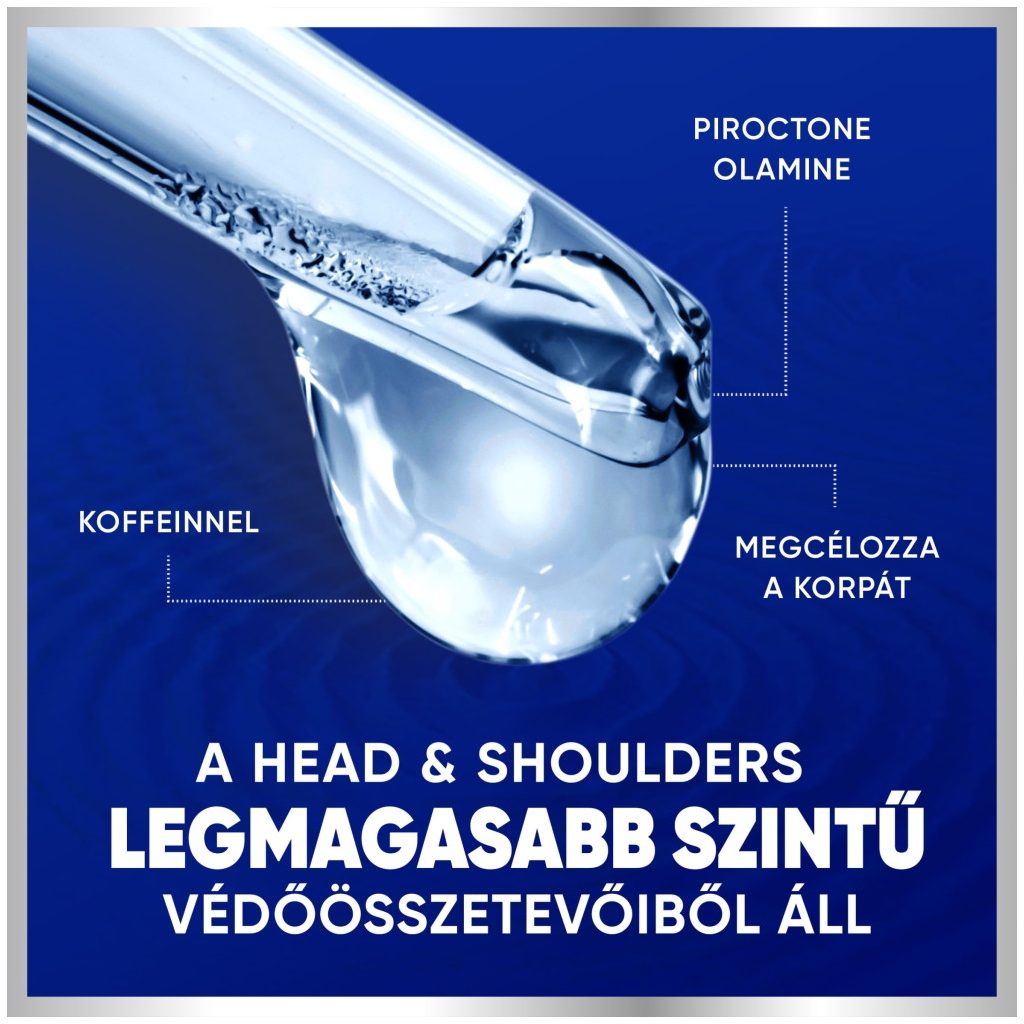 Head & Shoulders Pro-Expert 7 korpásodás és hajhullás elleni sampon koffeinnel (2x250 ml)