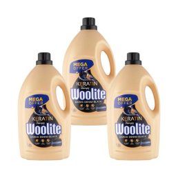   Woolite Keratin Therapy mosószer sötét ruhákhoz 3x4,5 liter (225 mosás)