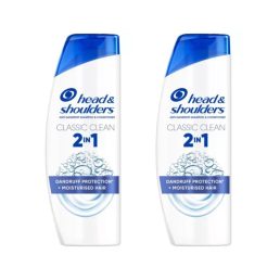   Head & Shoulders Classic Clean 2az1-ben korpásodás elleni sampon (2x330 ml)