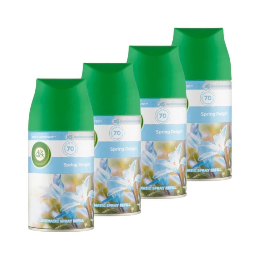 Air Wick Freshmatic Automata légfrissítő spray utántöltő, Tavaszi szellő (4x250 ml)