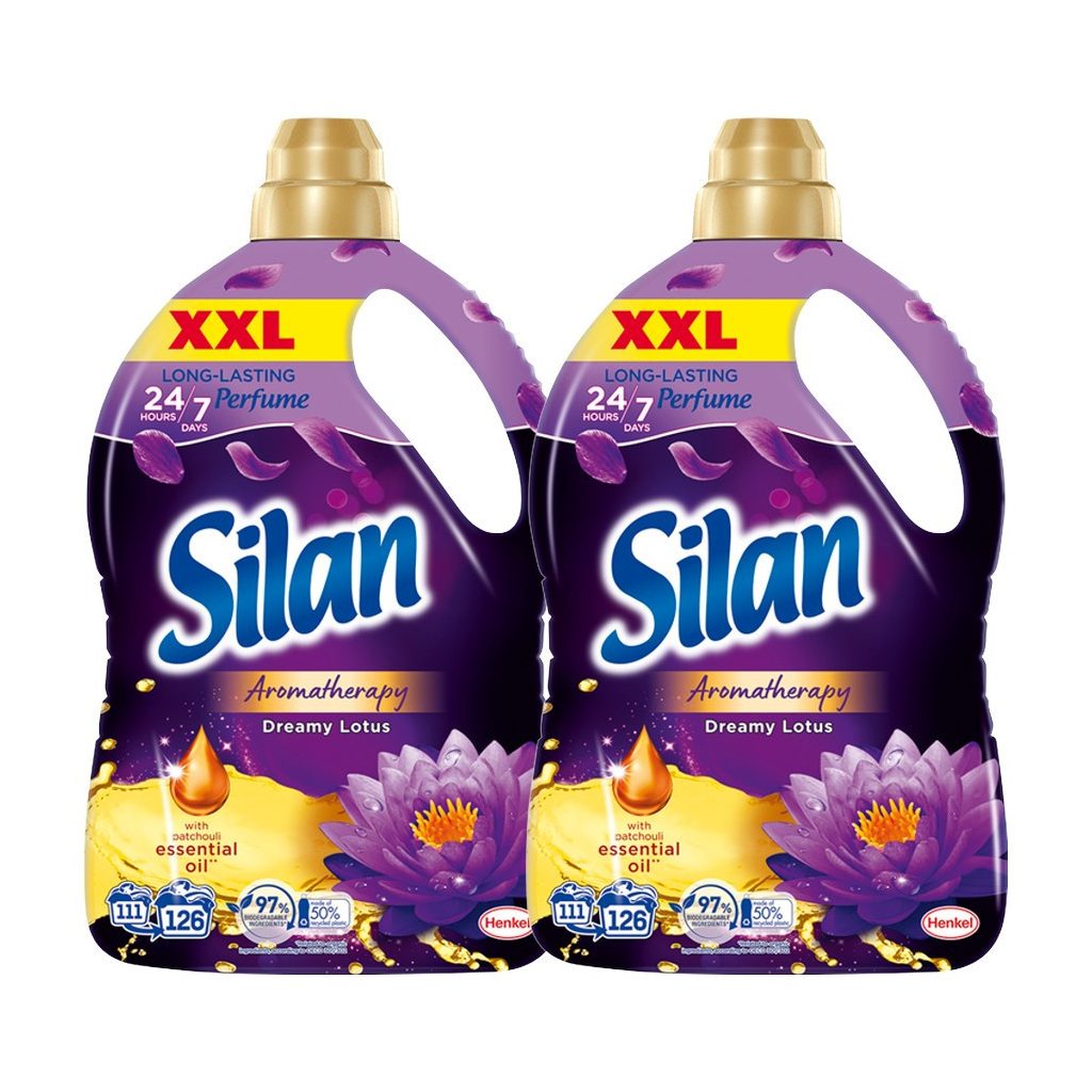 Silan Aromatherapy Dreamy Lotus öblítő 2x2772 ml (252 mosás)