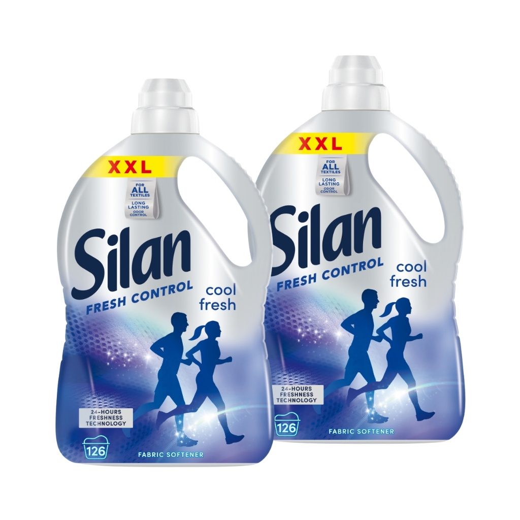 INGYENES  SZÁLLÍTÁS - Silan Fresh Control Cool Fresh öblítő 2x2772 ml (252 mosás)