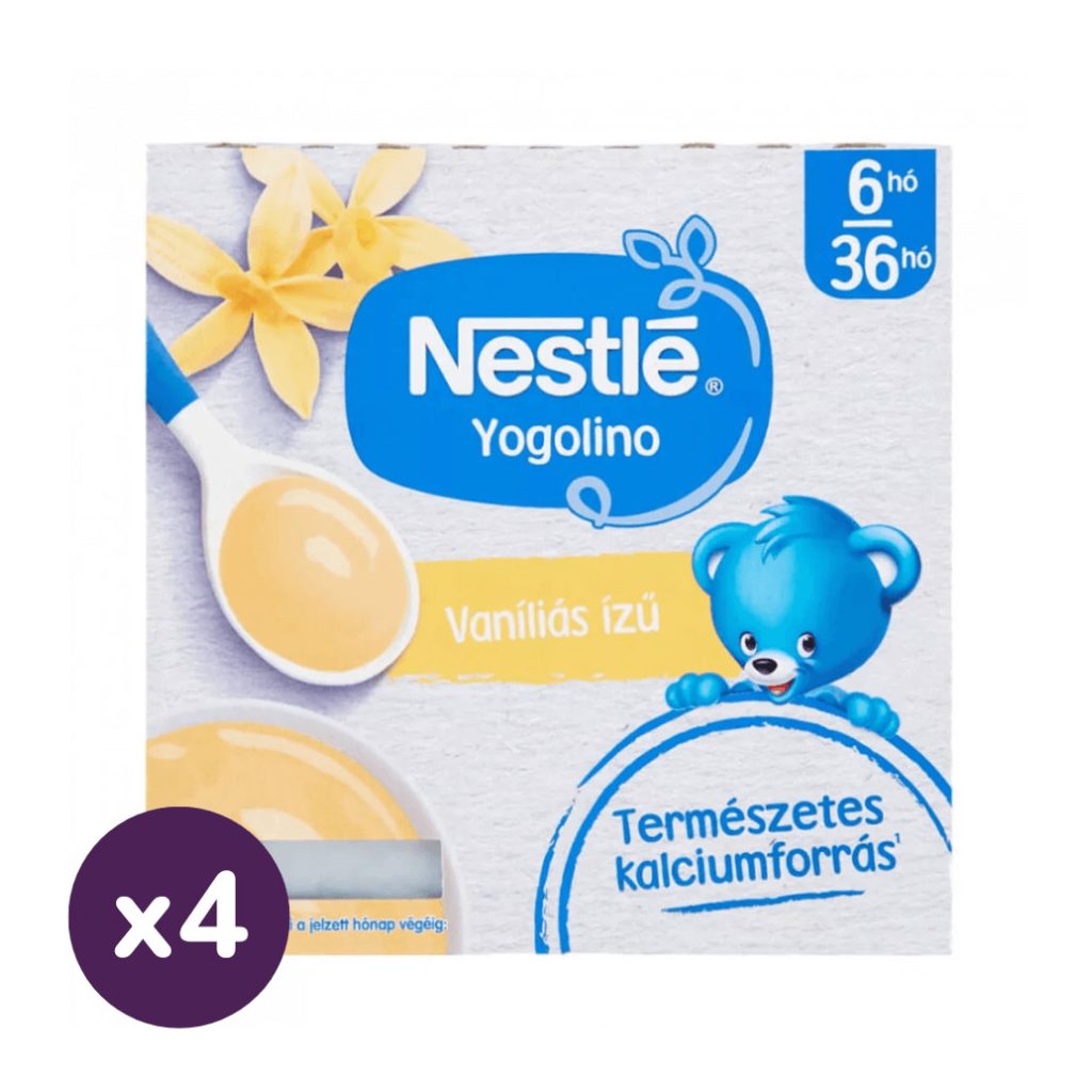 Nestlé Yogolino vaníliás ízű babapuding 6 hó+ (16x100 g)