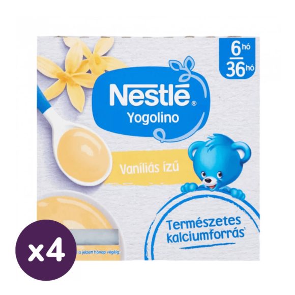 Nestlé Yogolino vaníliás ízű babapuding 6 hó+ (4x400 g)