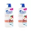 Head & Shoulders Clarify & Shine Korpásodás Elleni Sampon Almaecettel (2x800 ml)