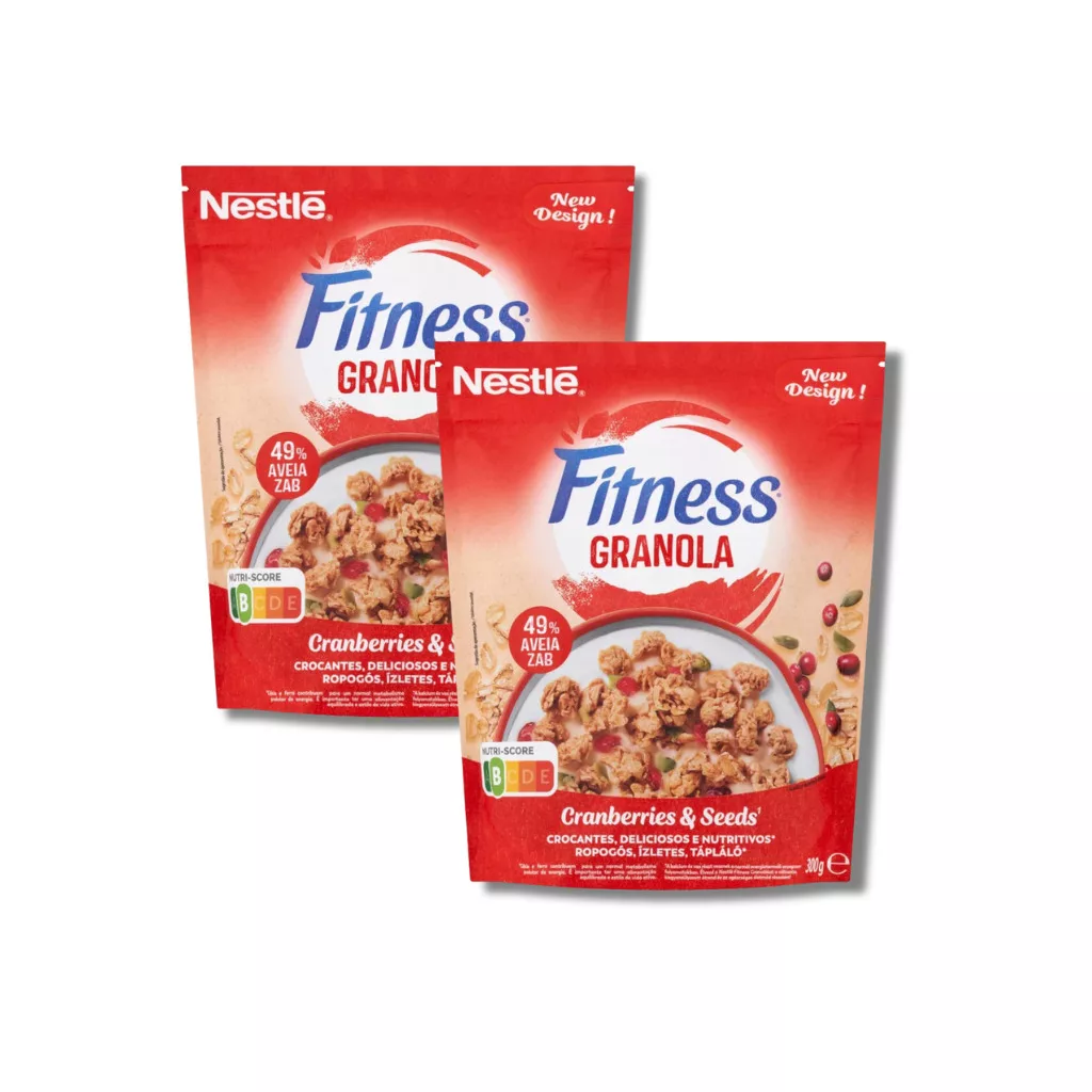 Nestlé Fitness Granola Cranberry - áfonyával, tökmaggal és ásványi anyagokkal (2x300 g)