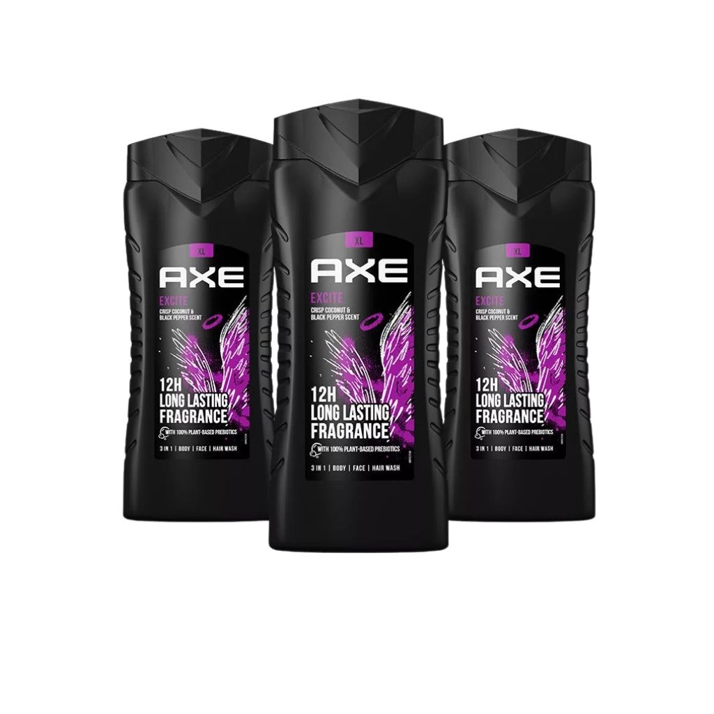 AXE tusfürdő Excite (3x400 ml)