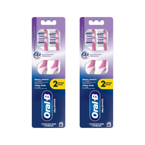 Oral-B Pro-3D White fogkefe (2x2 db)