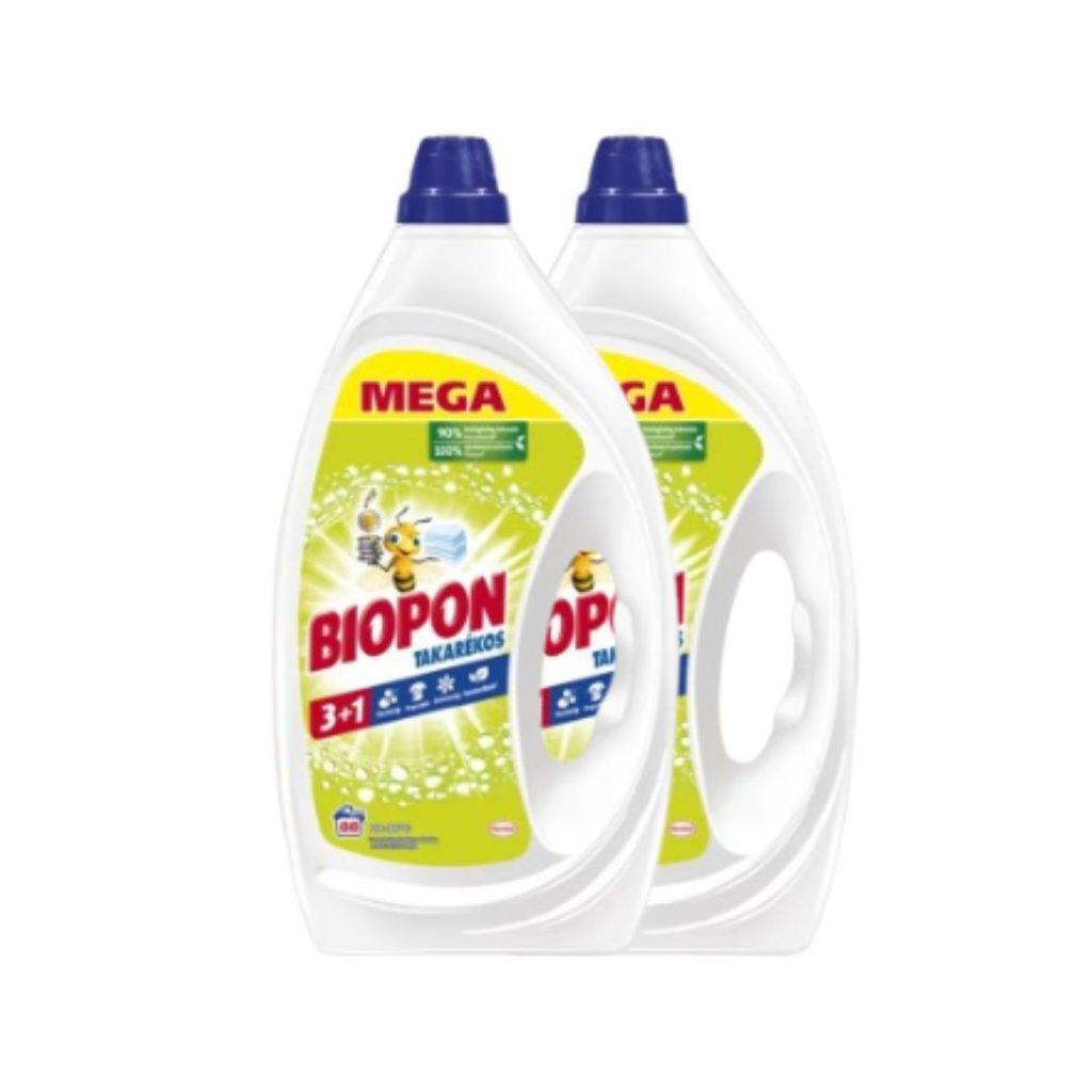 Biopon mosógél 2x3,96 liter (176 mosás)