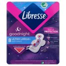 Libresse Ultra Large+ Goodnight szárnyas éjszakai egészségügyi betét (2x8 db)