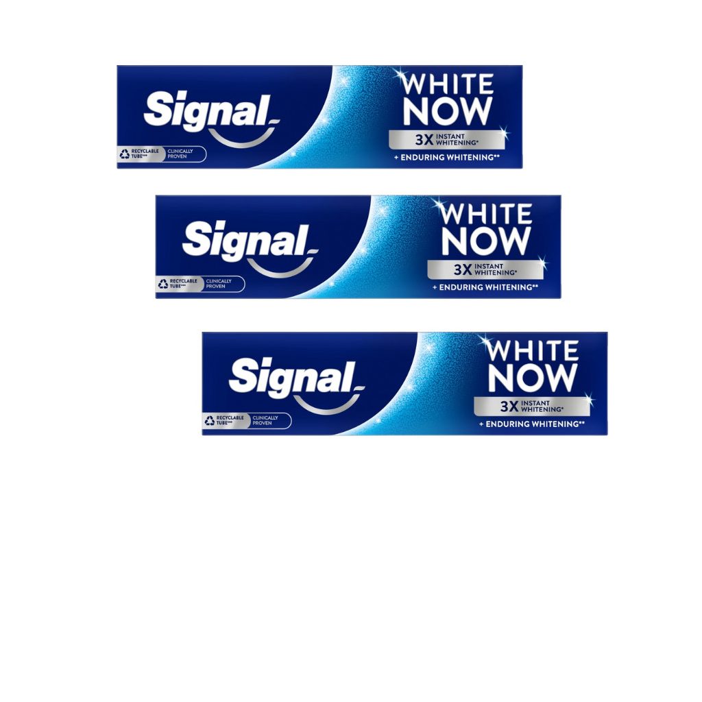 Signal White Now fogkrém (3x75 ml)