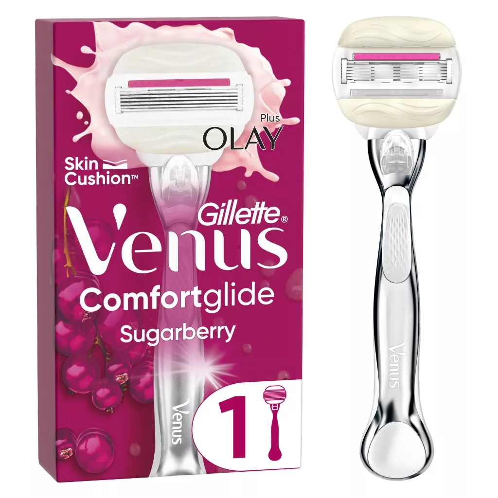 Gillette Venus ComfortGlide Sugarberry plus Olay borotva (2 db)