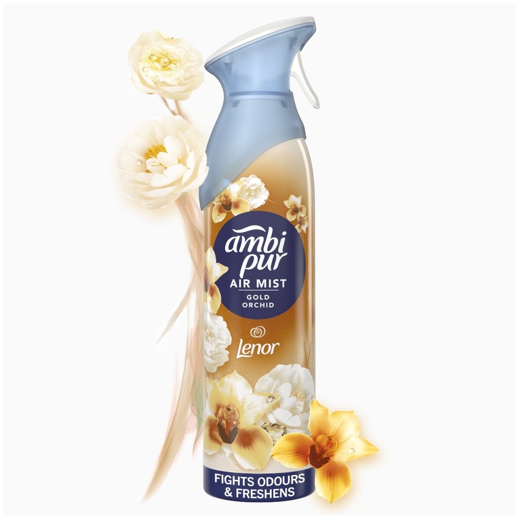 Ambi Pur Gold Orchid légfrissítő spray (3x185 ml)