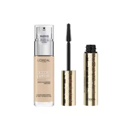   L'Oréal Paris True Match alapozó 1.N Ivory (30 ml) + Panorama szempillaspirál Black (10,5 ml) csomag